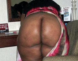 Sweet ebony asses of our wives on this